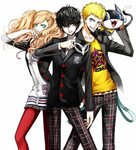 Persona 5 - Anne Takamaki, Protagonist, Ryuji Sakamoto, and 